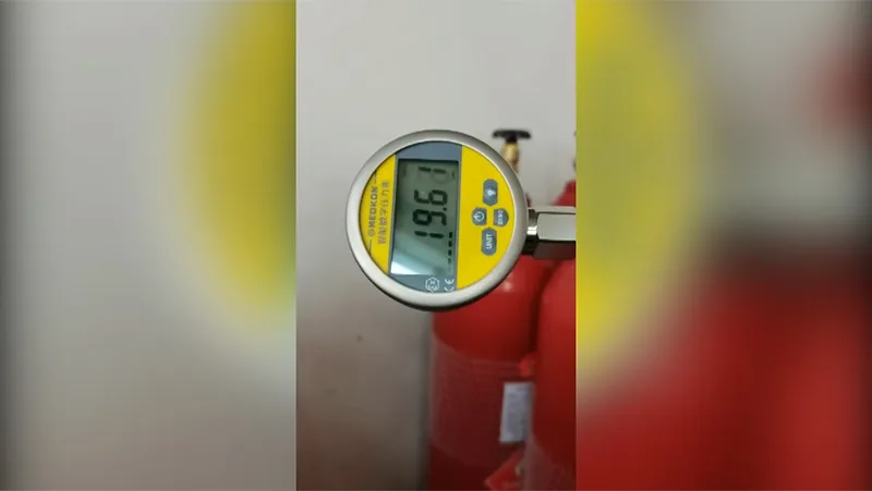 Pressure Test of Methane Gas